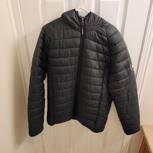 New Balance Puffer Jacket - Men's Size Small Black Lightweight Spring or Fall